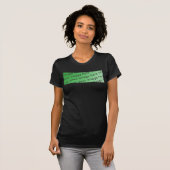 Dames twofer sheer (getailleerd) t-shirt (Voorkant volledig)