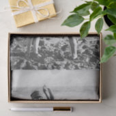  dames uit de jaren 20 op het strand tissuepapier (Geschenk)