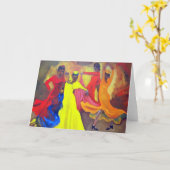 Dames uit Sevilla Kaart (Gele Bloem)