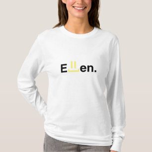 Dames uitgerust met een hoes lange hoes: Ellen T-shirt