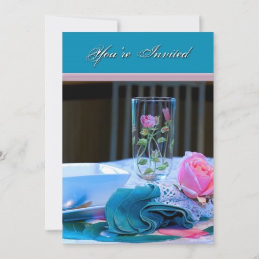 Dames uitnodiging - Misc. Doel - Luncheon/dinne (Voorkant)