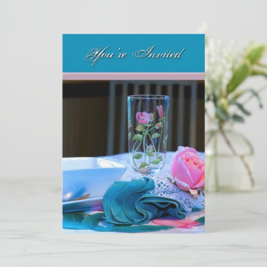 Dames uitnodiging - Misc. Doel - Luncheon/dinne (Staand voorkant)