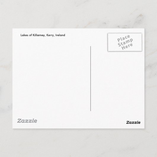 Dames Uitzicht Briefkaart (Achterkant)