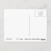 Dames Uitzicht, Killarney, Kerry, Ierland Briefkaa Briefkaart (Achterkant)