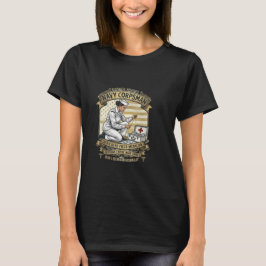 Dames US Navy Corpsman Toegewijd Veldgeneeskunde T-shirt