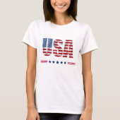 Dames USA T-shirt (Voorkant)