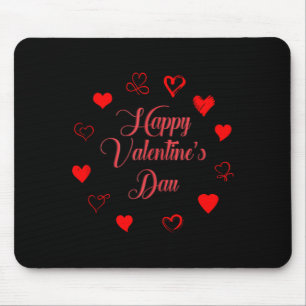 Dames Valentijnsdag Liefdeshart Bedrukt Casual G Muismat