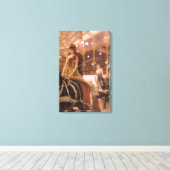 Dames van de auto's (ook bekend als Circus) door J Canvas Afdruk (Insitu (Houten vloer))