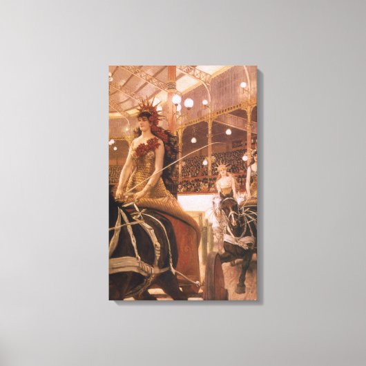 Dames van de auto's (ook bekend als Circus) door J Canvas Afdruk (Voorkant)
