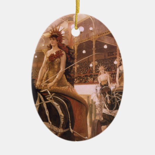 Dames van de auto's (ook bekend als Circus) door J Keramisch Ornament (Voorkant)