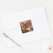 Dames van de auto's (ook bekend als Circus) door J Vierkante Sticker (Envelop)