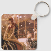 Dames van de auto's (ook bekend als Circus) van Ja Sleutelhanger (Achterkant)