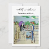  Dames van de jaren 20 bij het Race Regatta Kaart (Voorkant)