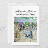  Dames van de jaren 20 bij het Race Regatta Kaart (Voorkant)