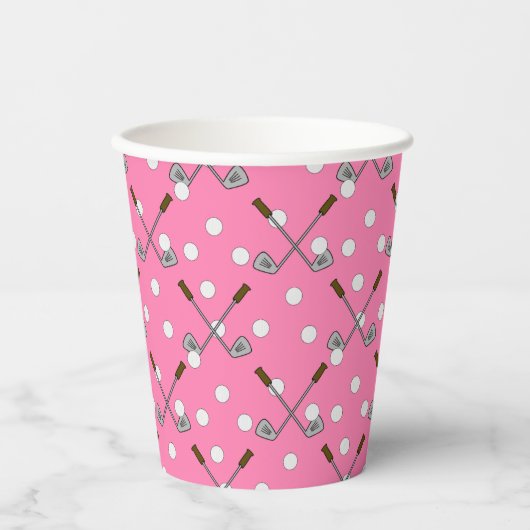 Dames van de Links-viering Papieren Bekers (Voorkant)