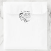 Dames van de Vlaming Ronde Sticker (Tas)