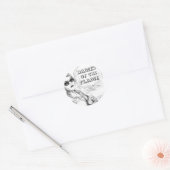 Dames van de Vlaming Ronde Sticker (Envelop)