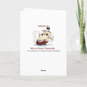 Dames van Llangollen St. David's Day groet Kaart (Achterkant)