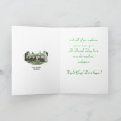 Dames van Llangollen St. David's Day groet Kaart (Binnen)