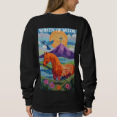 Dames van Waarde Quilt, Dames Sweatshirt (Achterkant)