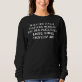Dames van Waarde Quilt, Dames Sweatshirt (Voorkant)