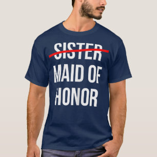 Dames Van Zus tot Getuige Trouw Bruid T-shirt