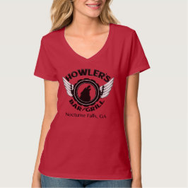 Dames Vee Neck T-shirt