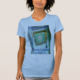 Dames "Verbinding maken met SubSpace" gekleurde t- T-shirt
