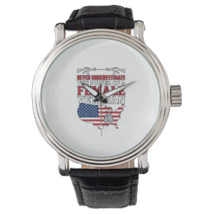 Dames veteran kracht patriottisch vintage shirt on horloge