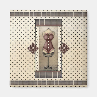 Dames Victoriaans Corset Koelkast Magneet