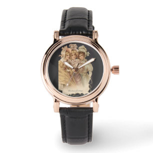  dames Victoriaans kerstvakantie horloge
