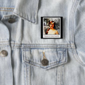 dames vierkante button 5,1 cm (In situ)