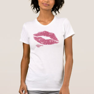 Dames Villegas Lips Pink T-Shirt