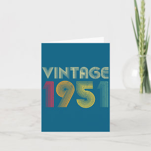 Dames Vintage 1951 75e verjaardag 75 jaar oud Re Kaart