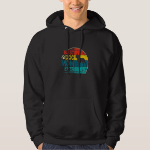 Dames Vintage Beste Boston Terrier Hond Moeder Ooi Hoodie