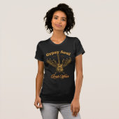 Dames vintage Golden Wings T-shirt (Voorkant volledig)