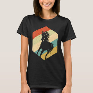 Dames Vintage Paard Liefde Ruiter T-shirt