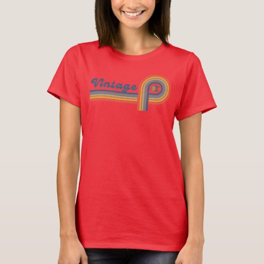 Dames Vintage T-Shirt (Voorkant)