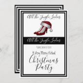 Dames virtuele feestdag kaart (Voorkant / Achterkant)