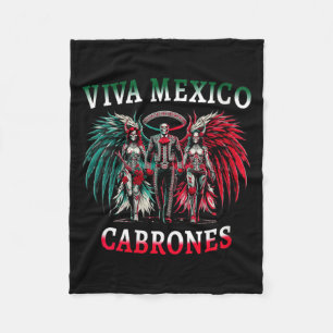 Dames Viva Mexico Dia De Los Muertos - Dag Van De Fleece Deken