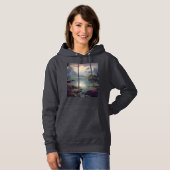 Dames volwassenen pullover hoodie (Voorkant volledig)