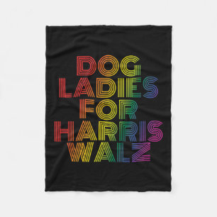 Dames voor Harris Wheimer Retro Rainbow Fleece Deken