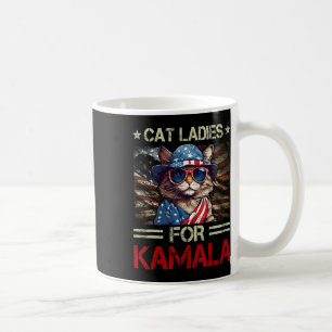 Dames voor Kamala Funny Cat 2024 President Kamala- Koffiemok