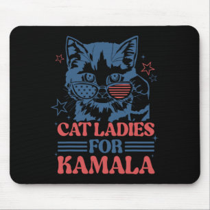 Dames voor Kamala Funny Cat President Kamala-harri Muismat