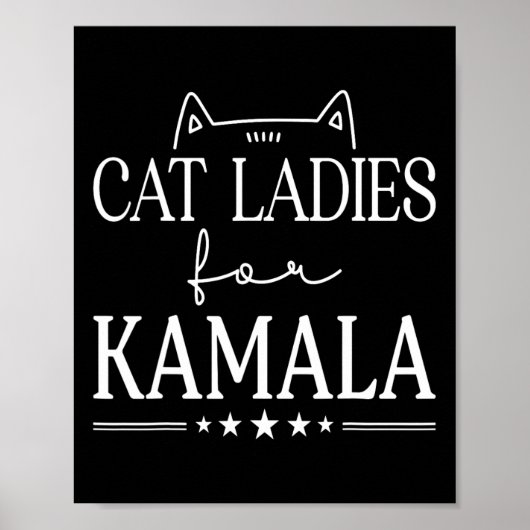 Dames voor Kamala Harris 2024 Poster (Voorkant)