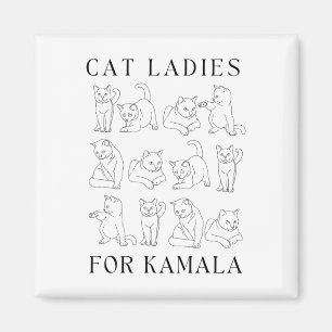 Dames voor Kamala Mevrouw President voor het Volk  Magneet
