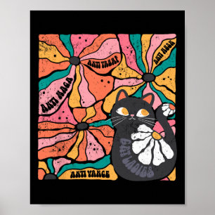 Dames voor Katten Anti Trump Anti Vance, Vintage K Poster