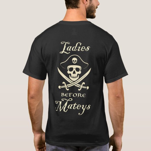 Dames voor Mateys Pirate T-shirt (Achterkant)