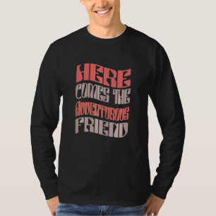 Dames Vriend Avontuurlijk Retro Bijpassende Bachel T-shirt