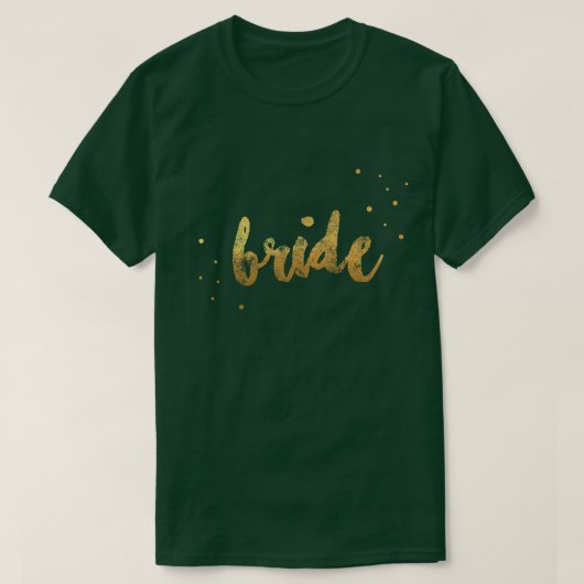 Dames Vrouwen Afscheidsceremonie Bruiloft Bruid ga T-shirt (Design voorkant)
